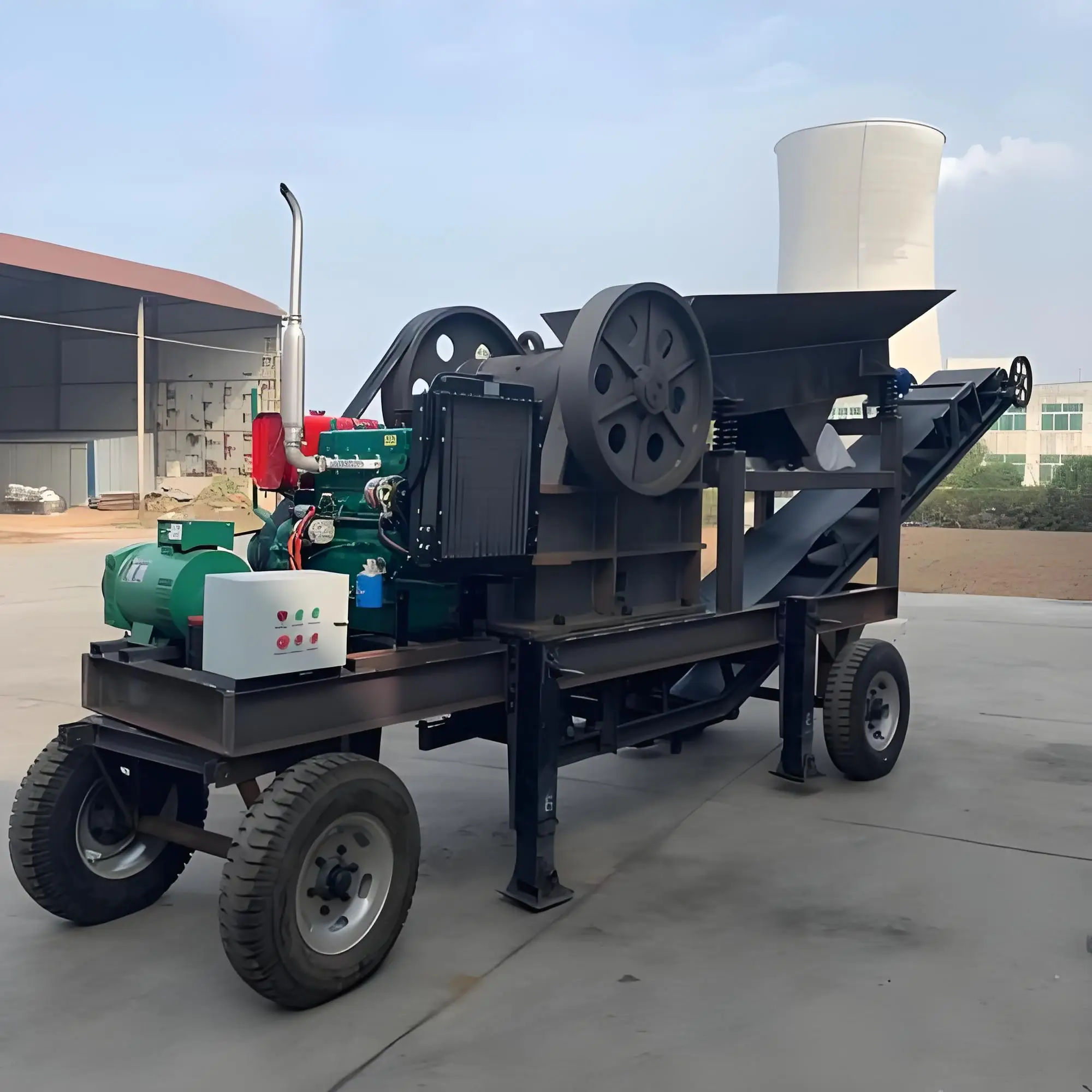 Shaolin Heavy Machinery Specializes In The Production Of High Efficiency And Energy Saving Jaw Crusher With Conveyor