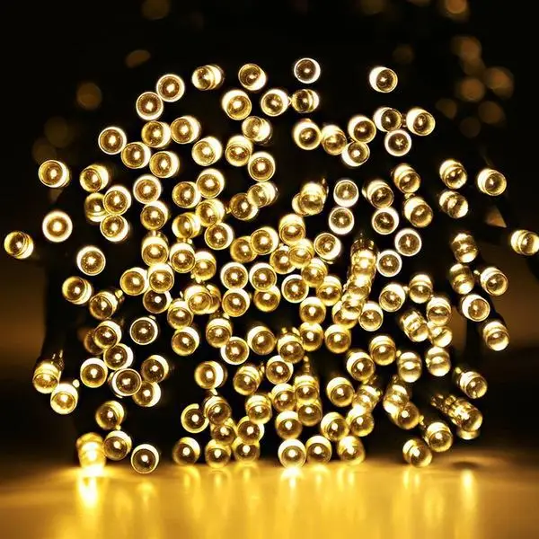 Outdoor Best Quality Micro Patio Copper Wire Powered Christmas Decorations Led String Solar Fairy Lights