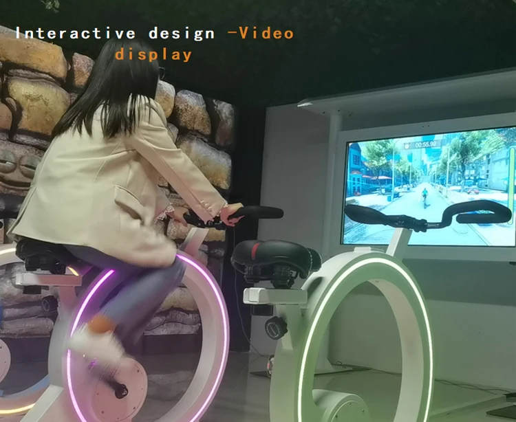 Домашние спортивные развлечения Vr фитнес-велосипед 9D Vr симулятор велосипеда Виртуальная реальность симуляция велосипеда гоночная игровая машина