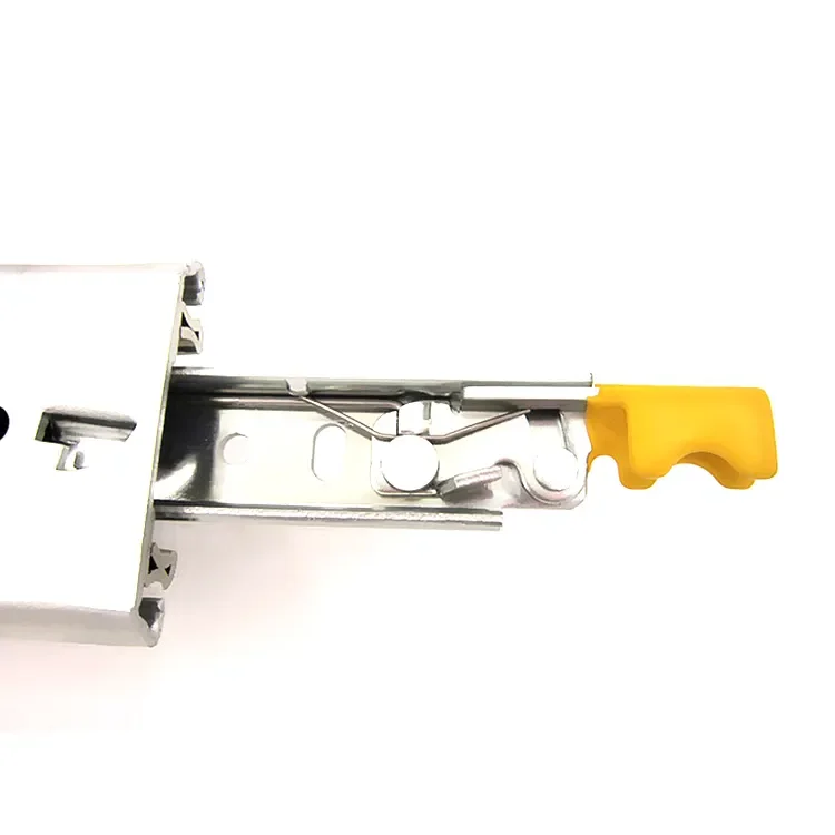 CS2076LK 76mm 225KG load rated long drawer slide Heavy duty lock drawer slide expansion guide
