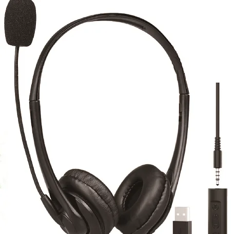 
Active Noise Cancelling Usb Type Call Center Headset Microphone Headphone 