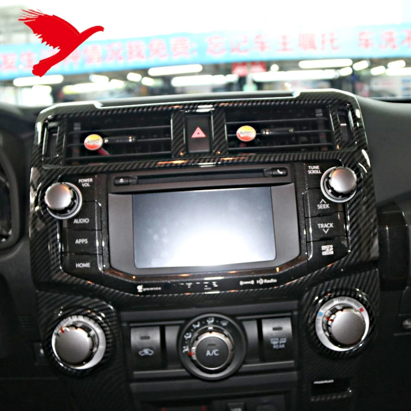 Приборная панель навигационный инструмент GPS крышка рамы для Toyota 4Runner 2014-2019