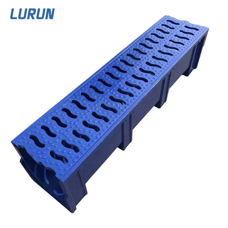 Professional Manufacturer Long Life gutterway Drainage Slot Rain Water frp Drainage ditch liner