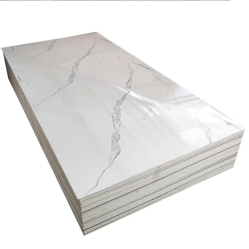 3mm thickness Clark marble spc wall panel for bathroom pvc marble sheet