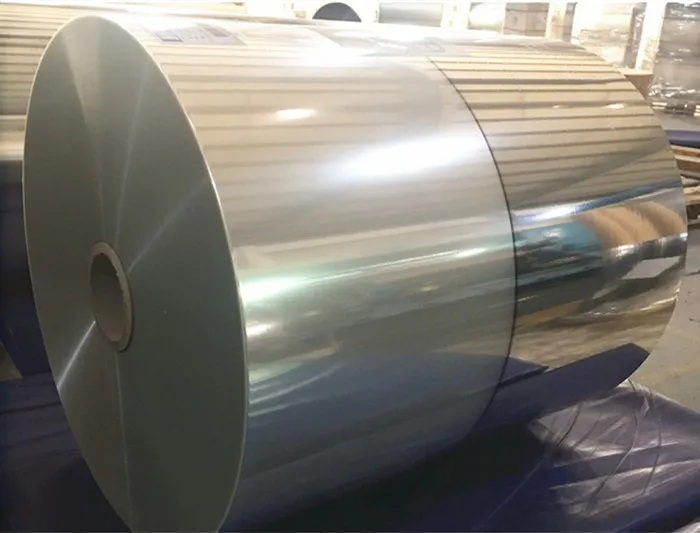 
12micron Partial VMPET Metallized Polyester Plastic Wrapping Film 