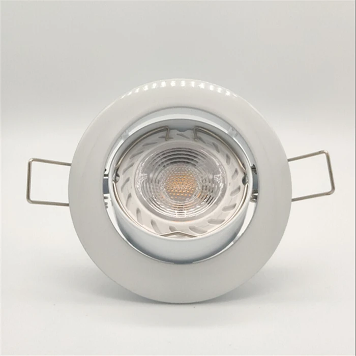 Round gu10 led die casting recessed bedroom ceiling light cob ceiling light fixture