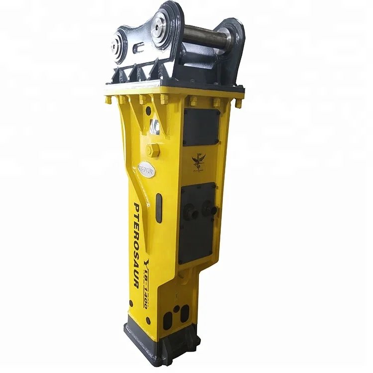 PTEROSAUR SB81A ylb1400a box type hydraulic hammers breaker 20ton with 140mm for CAT 320D excavators