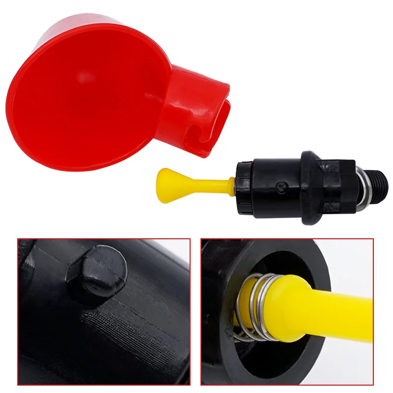 Hot Sale Plastic Bird Water Drinker Automatic Bird Quail Pigeon Drinking Water Cup Chicken Water Drinker for Sale