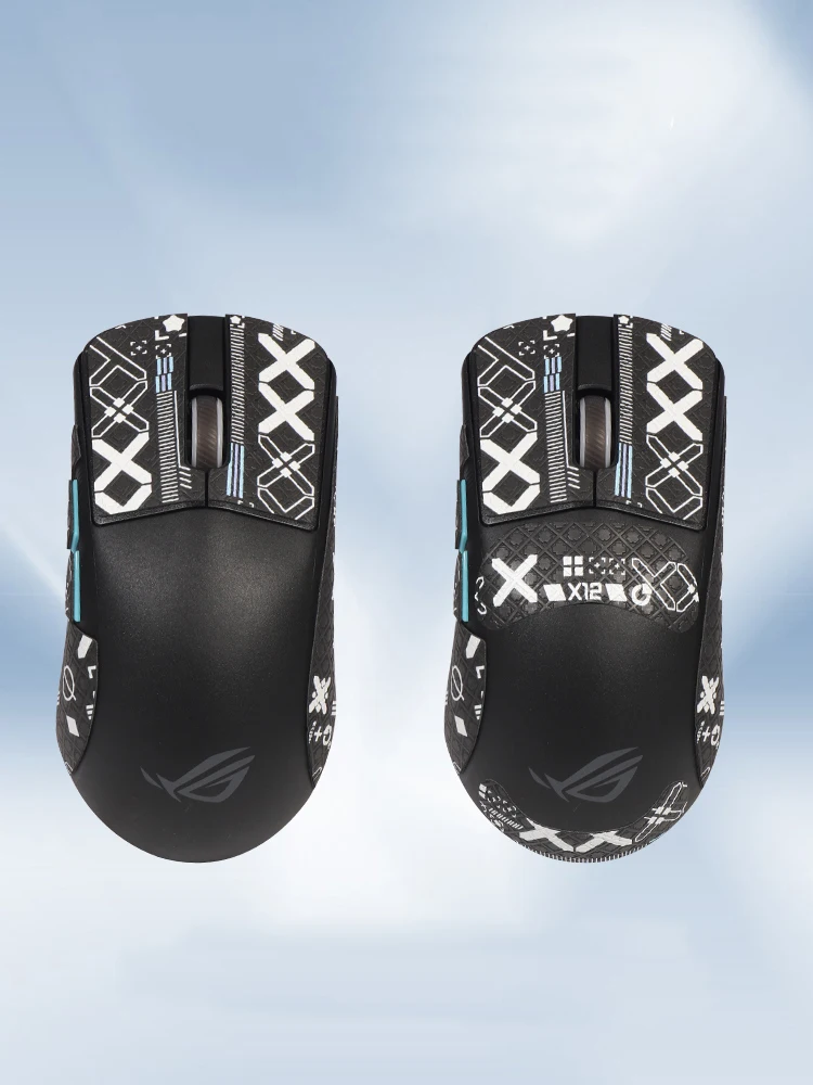 Printed Suede Full / Half cover Mice Sticker Anti-Slip Mouse sticker For ASUS ROG Harpe Ace Aim Lab Edition Gaming Mouse