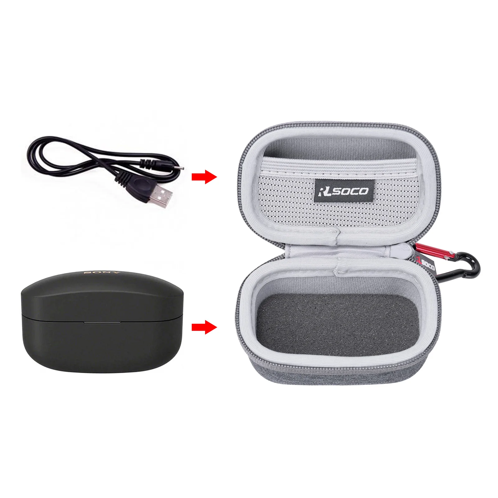 RLSOCO Good Quality Waterproof Wireless Headphone Earphone Case For Airpods New Trendy Headphone Bag Case Portable Earphone Case