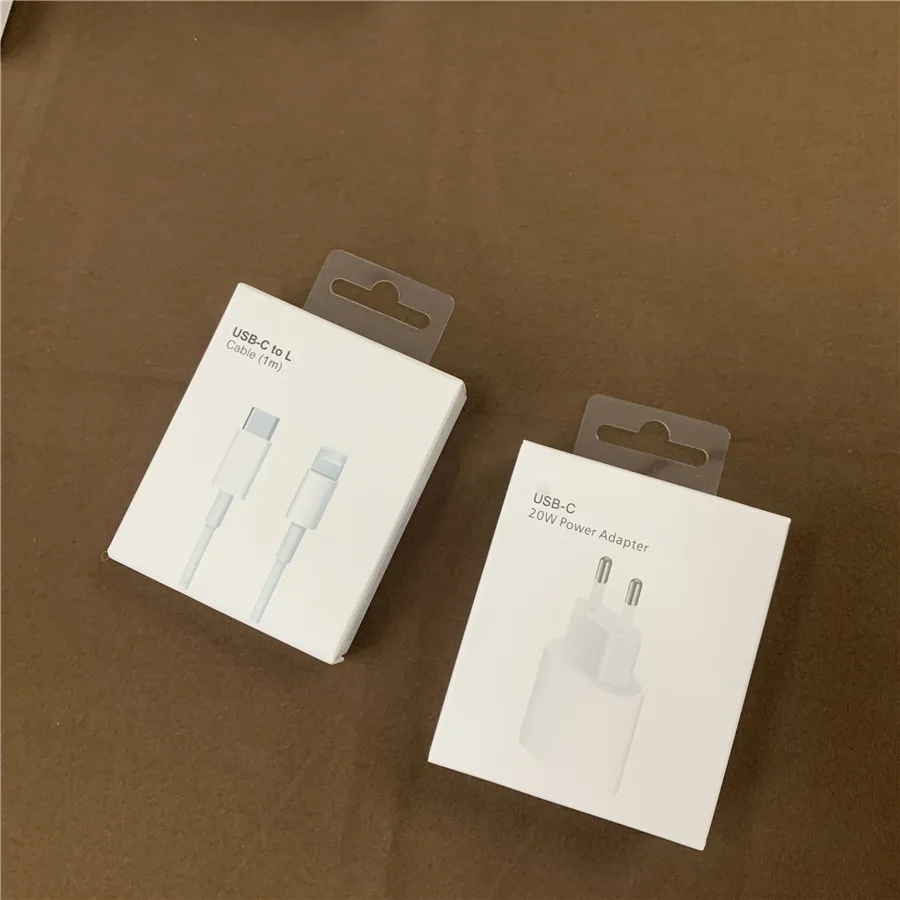 20W USB-C Power Adapter For iphone 13 Pro Max Type C fast charger Cable for iPhone 12 8 X XR 11 XS US UK EU