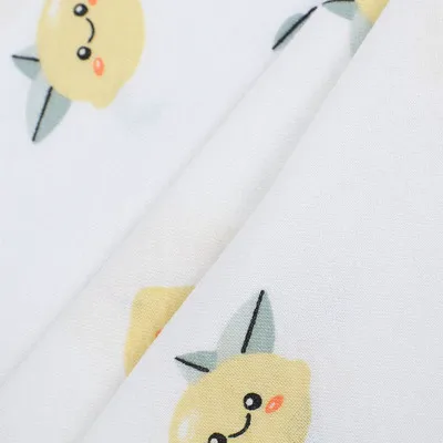 2022 New cartoon printed cotton jersey combed single-sided jersey knitted organic cotton baby wear fabric