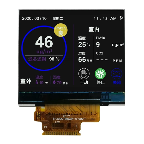 Saef 2 Inch QVGA TFT LCD Display Screen SPI Lcd With ILI9342C Driver