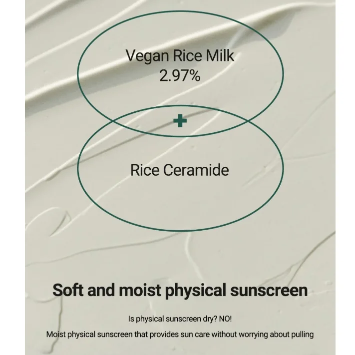 ETRUN ALISA Wholesale Vegan Rice Milk Moisturizing Sun Cream natural zinc oxide sunscreen private label no white cast