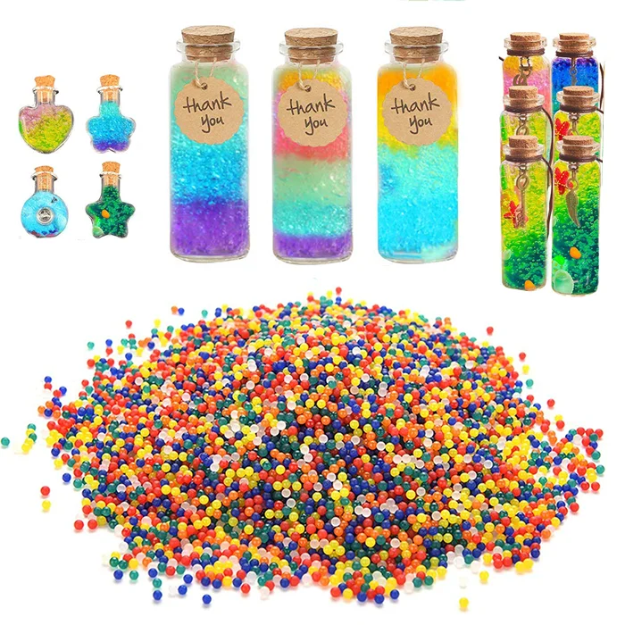 2019 Amazon Hot Sell Wholesale 1.5-12mm Beads Decoration Crystal Soil Magic Water Beads