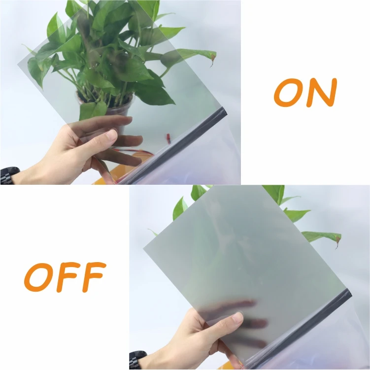 92% Ультра прозрачная Затемняющая переключаемая конфиденциальная оконная смарт-пленка цена