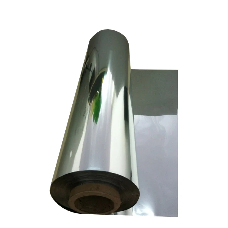 18 micron  heat sealing Metallized BOPP/BOPET film for Lamination