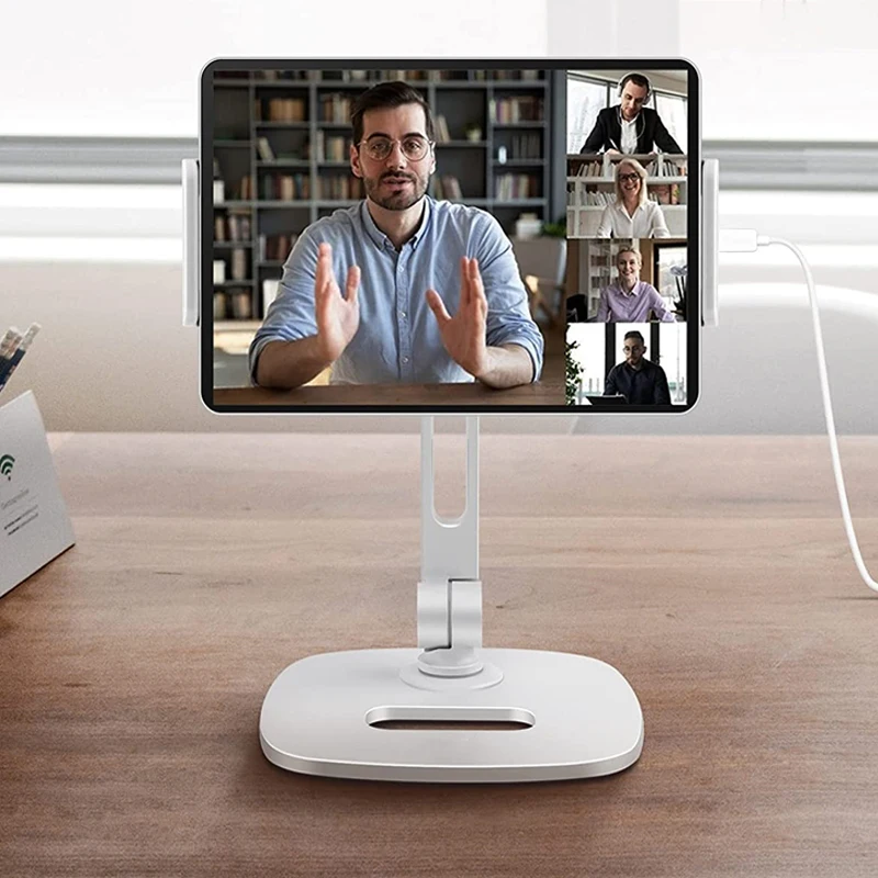 Вертикальная Регулируемая подставка для планшета из алюминиевого сплава, складная подставка для планшета для чтения, эргономичная Портативная подставка для планшета