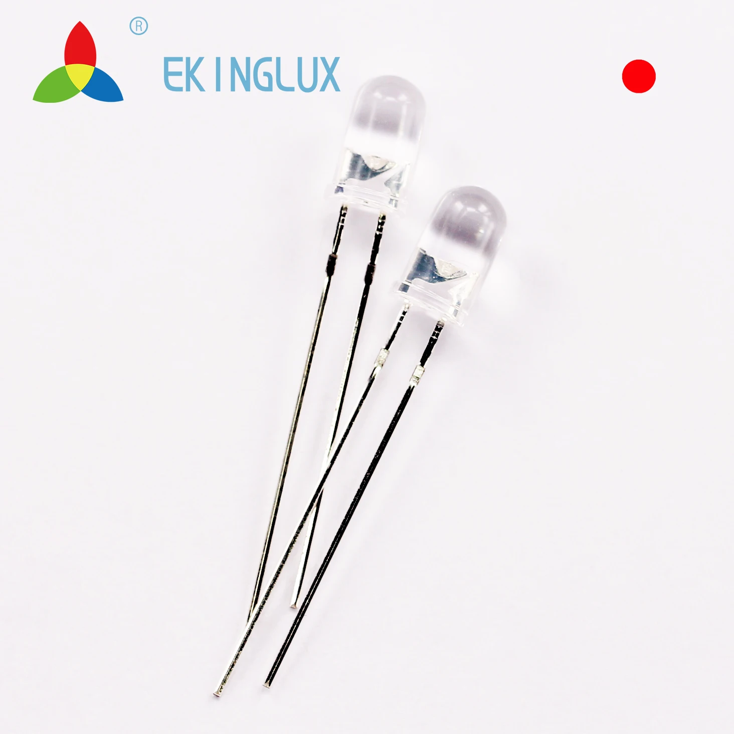  Ekinglux 5 мм светодиод 2 ноги красные светодиодные лампы яркость красный с поверхностным монтажом светодиодный epistar led Светодиодная лампа 1