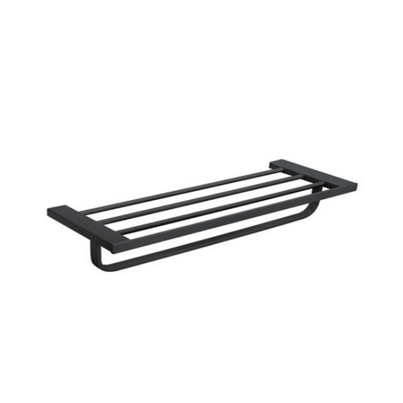Black Stainless Steel Bathroom Wall Mounted Towel Rack Bar Brushed Paper Holder Accessories Set