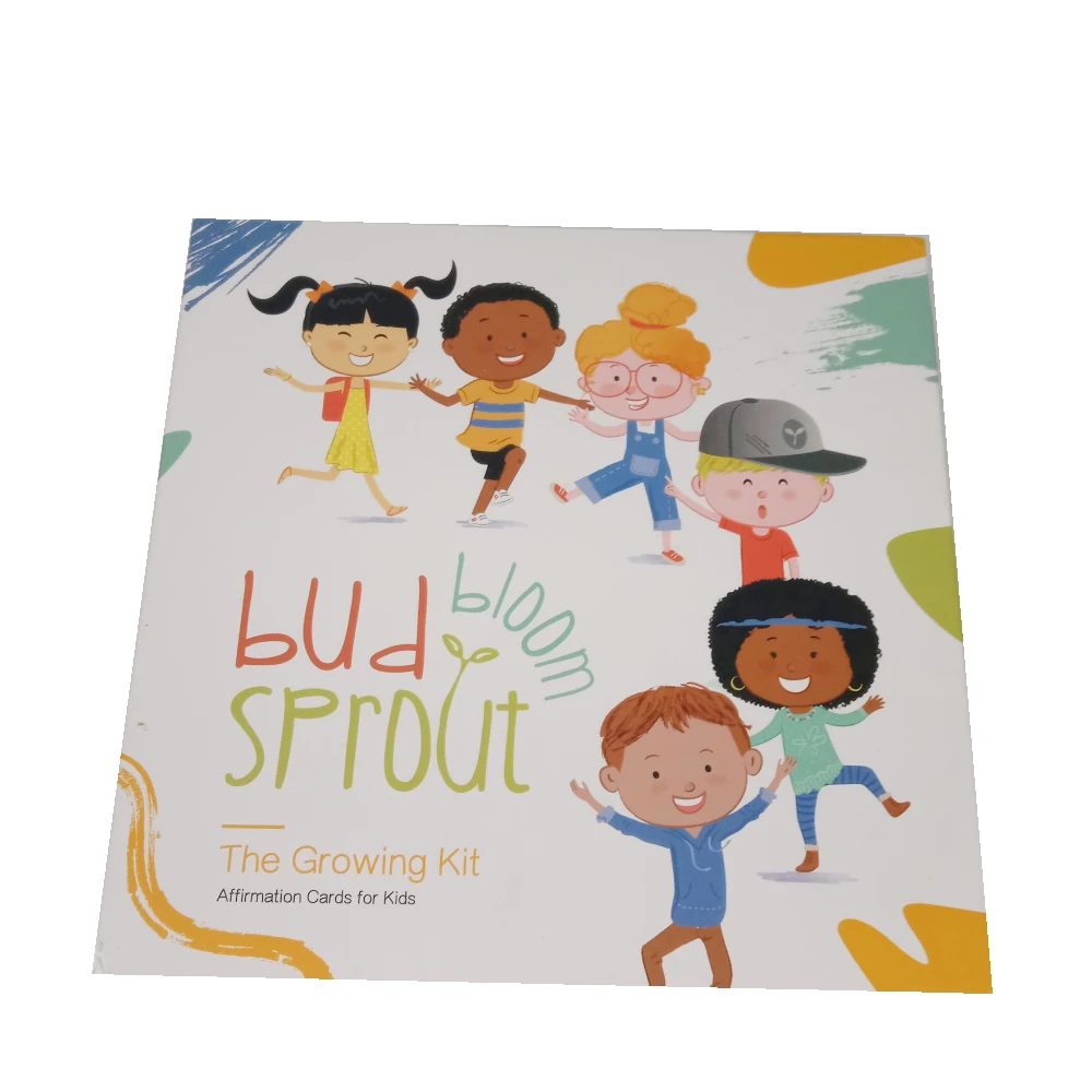 Free sample high quality custom printing playing game cards flash cards with box