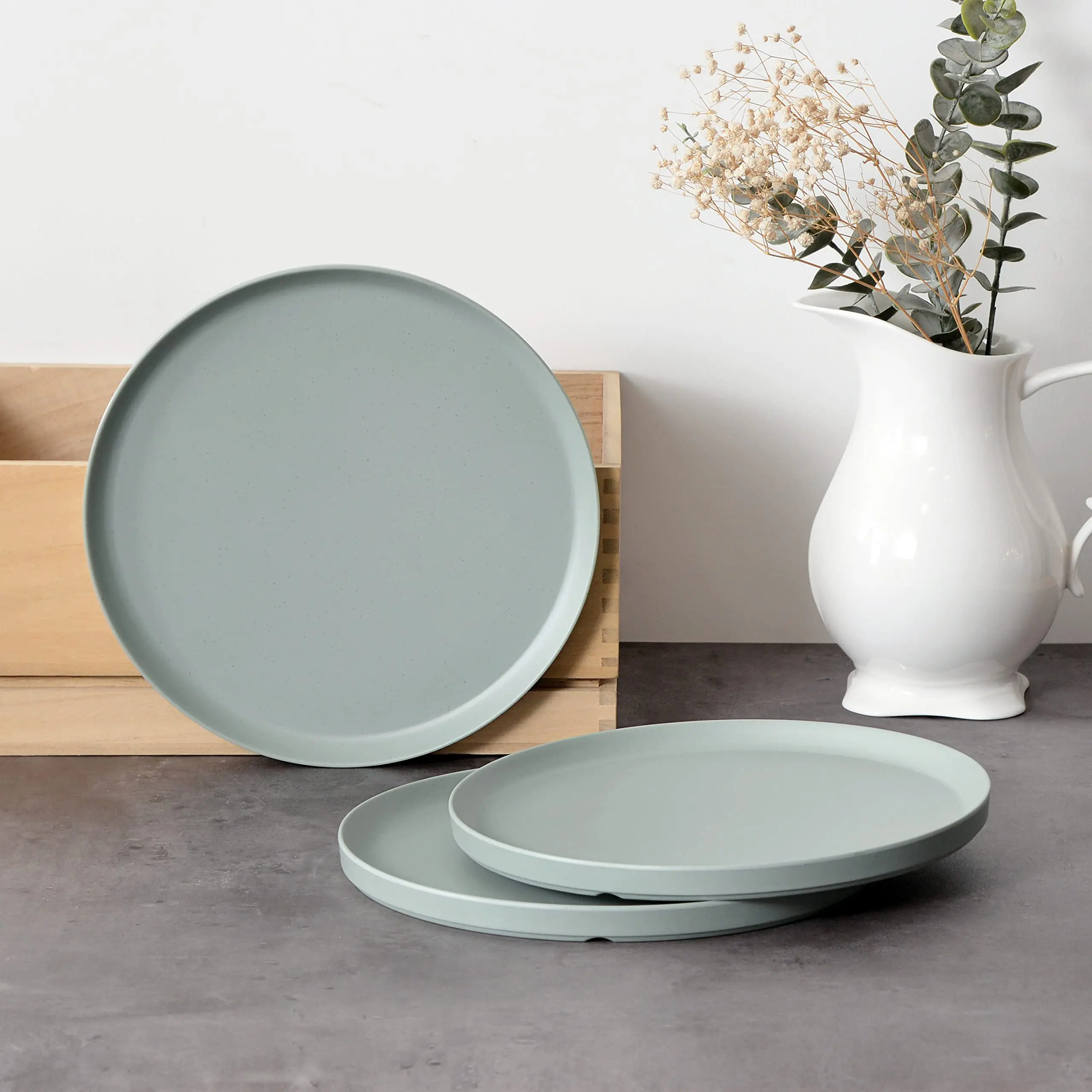 2024 New Style Modern Design BPA Free Unbreakable Food Grade Melamine Dinnerware Dishes Sets Plates And Bowls Sets