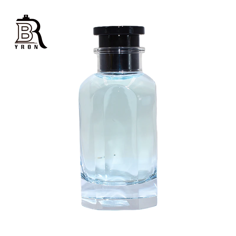 Perfume Essential Oil Empty Square Colored Crimp Glass Bottle Turkey Spray
