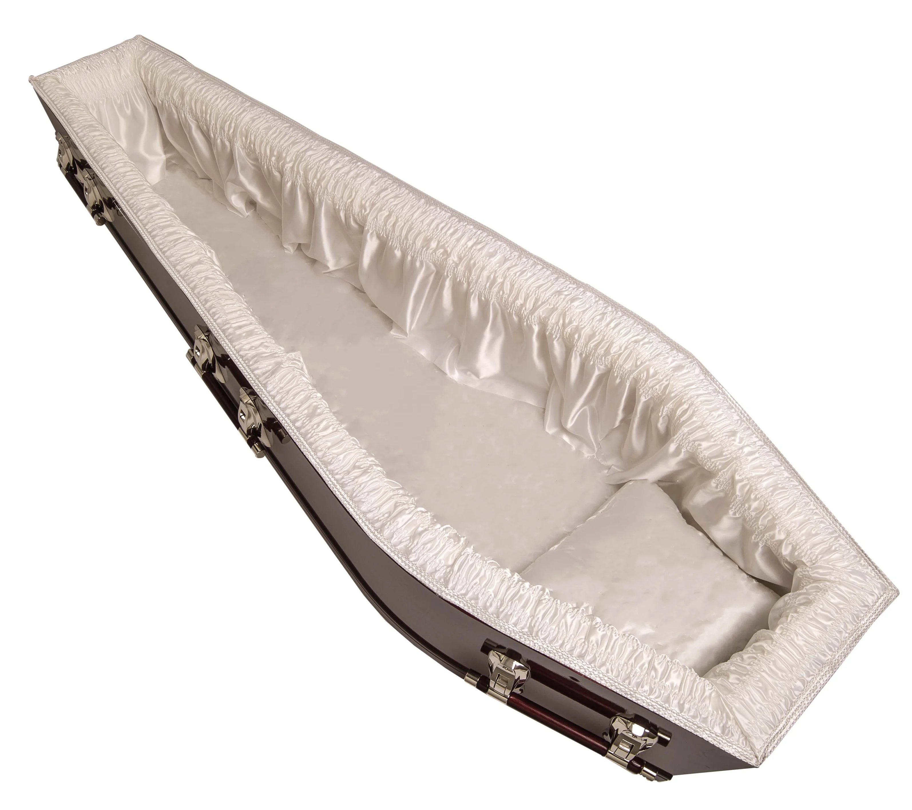 China manufacturer high quality satin coffin drapery decoration coffin  interiors casket lining