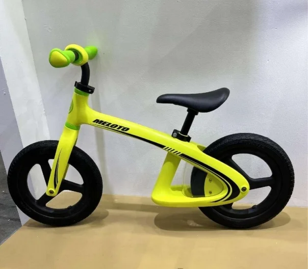 Kids Baby Avocado Jungle Vehicle Reinforced Frame Bike Toddler Running Bike Children Walking Rubber Tires Balance Bicycle Bike