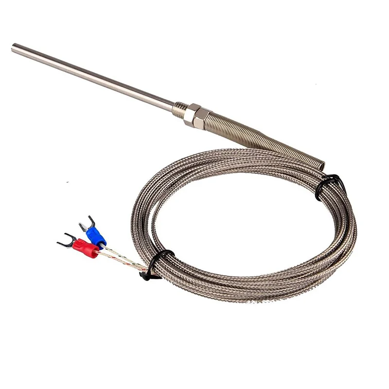 Focusens Custom k type npt thermocouple chromel alumel yellow and red EGT temperature sensor for furnaces