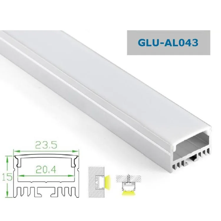 
High Quality Alu Round Led Aluminum Profile Of Led Strips 
