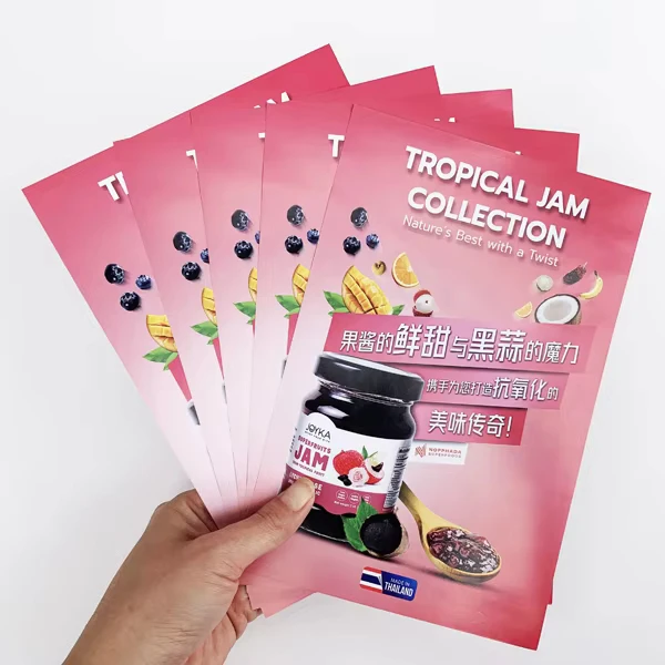 Free Sample CMYK Printing Flyer 4x6 Flyers Advertising Printing With Lamination And Triple Folded Or More Folded