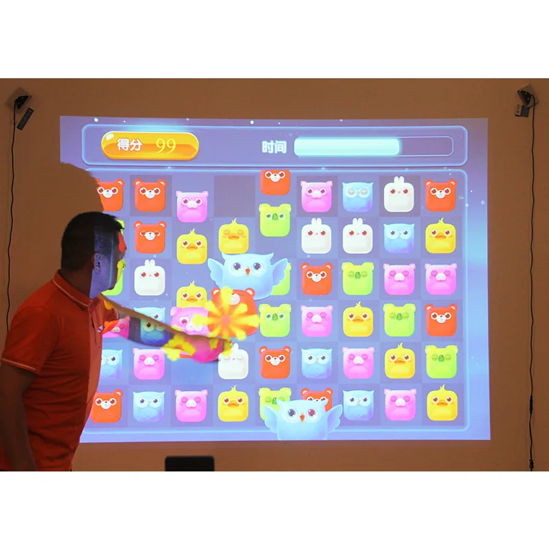 3D Interactive  projection games on the wall system for kids interactive playground