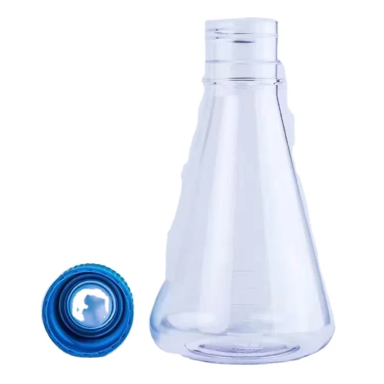 ETest Bottle Triangle Conical Breathable Cover Culture Cell Shake Flask