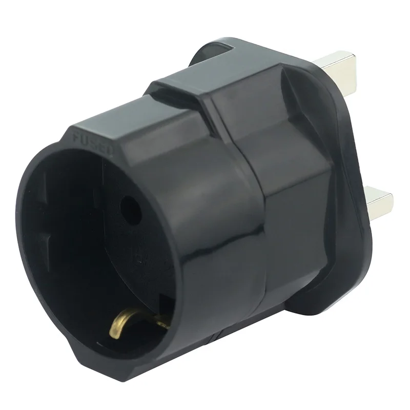 Factory Hot Sell  EU to UK Electronic Plug  Adapter 100V-250V 13 amp Electrical plugs and sockets UK type I travel converter