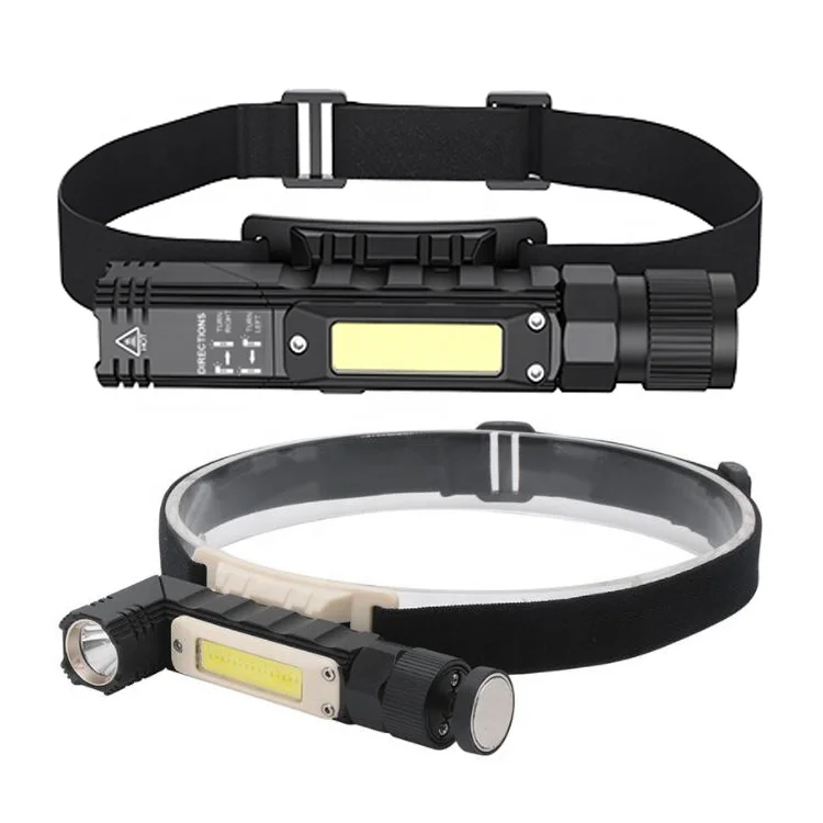 Multifunction White Red LED Head lamp Flashlight Working Hunting Camping Emergency Head Torch Light USB Rechargeable Headlamp
