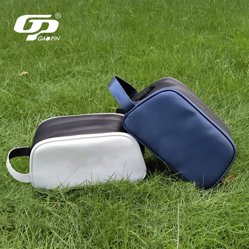 Customized New Fashion Golf Hand Bag Golf Ball Pouch High Quality Pu Leather Small Golf Bag