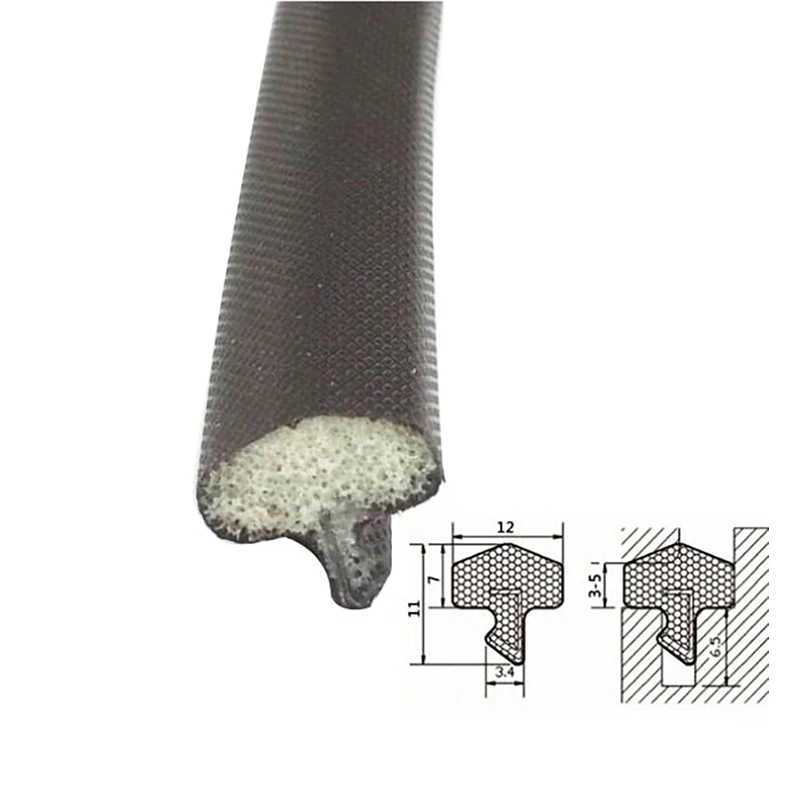 V-shaped anti-theft door frame sealing strip Self-adhesive door and window rubber strip