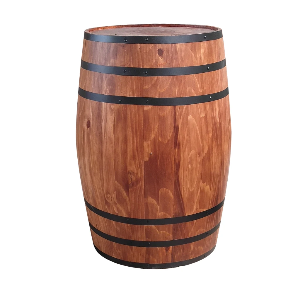 customized Decoration 50 liter Wine storage wooden empty Oak barrels for sale