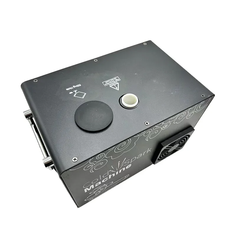 2in1 Flightcase New electromagnetic heating Cold Fireworks Spark Machine for Wedding Party cold spark fountain machine