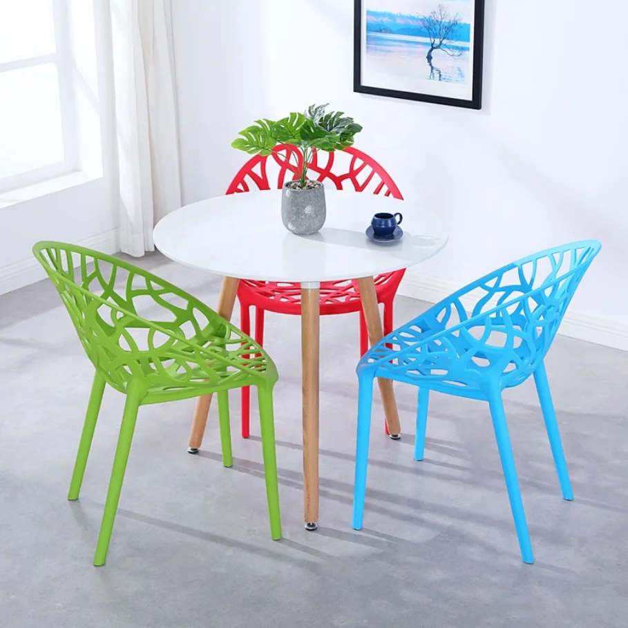 Colors plastics chair events mesh unique chairs table set outdoor armless Dining plastic chairs and tables
