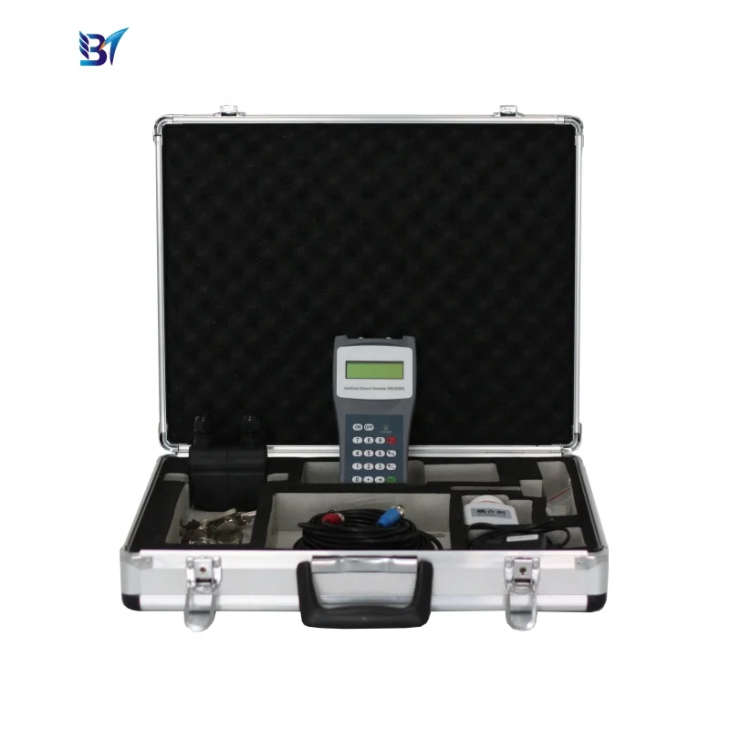 Портативный ультразвуковой расходомер, цена, цифровой расходомер воды (1600128401593)