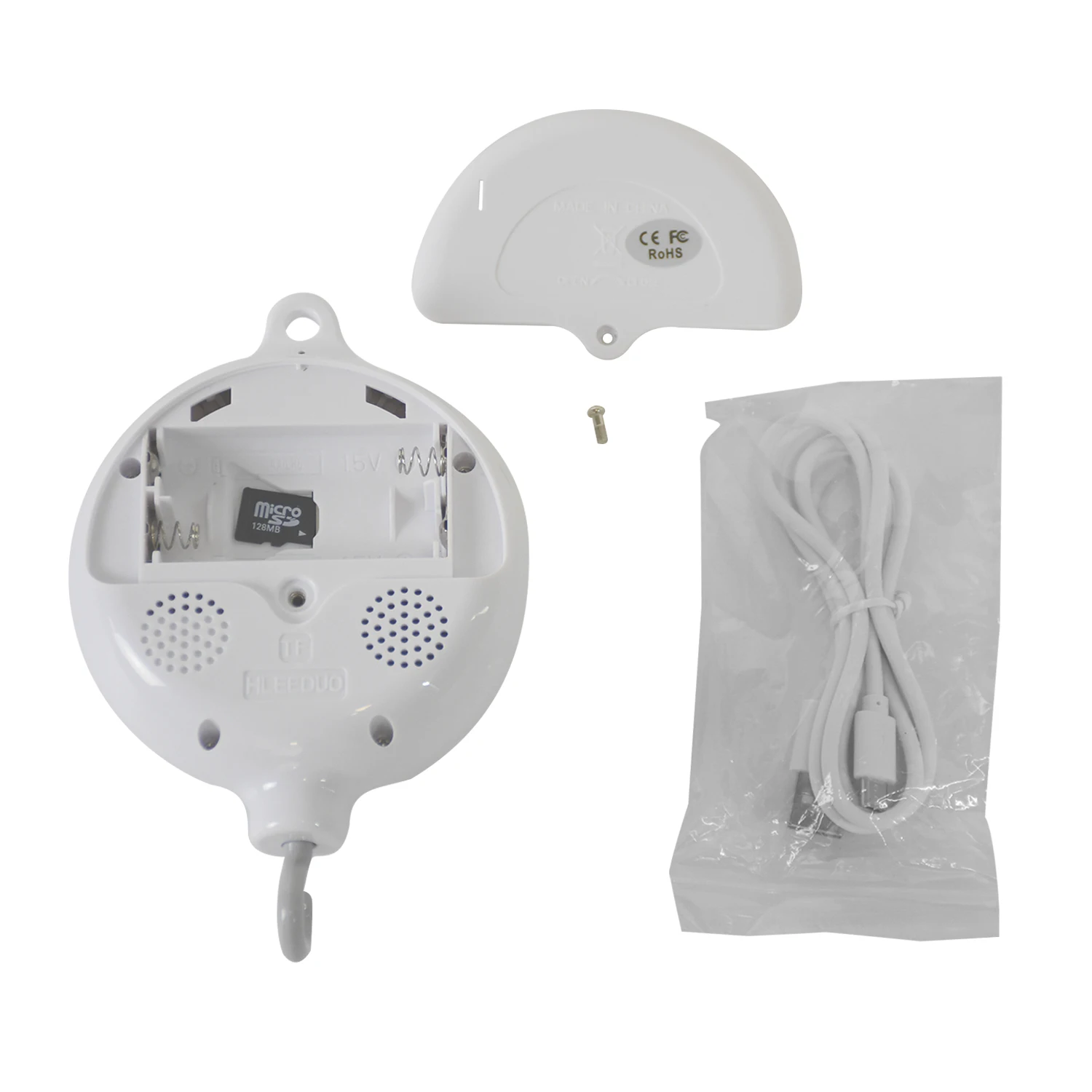 
Portable Musical Bed Hanger Bell Toy Plastic Baby Mobiles With 128M Memory Card For Crib 