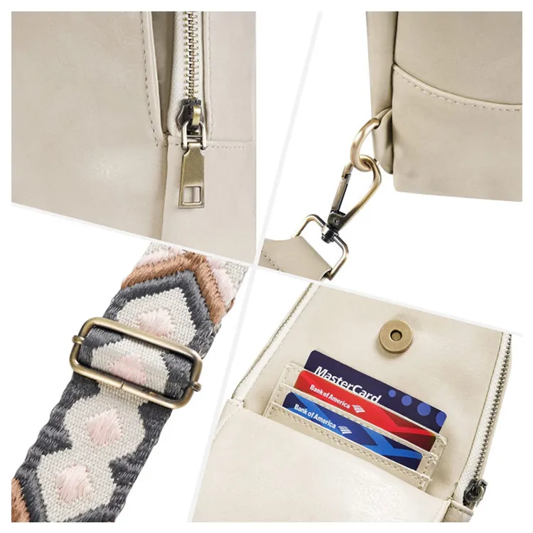 Personalized Fashion Designers Luxury Pu Leather Girls Cross Body Sling Belt Travel Fanny Pack Waist Bag For Women