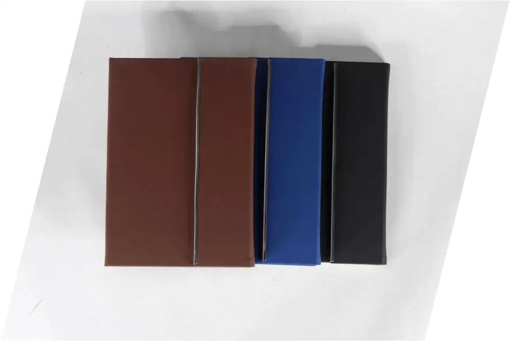Luxury Business  Hard Cover Embossed Pu Notebook With Separator And Monthly Plan