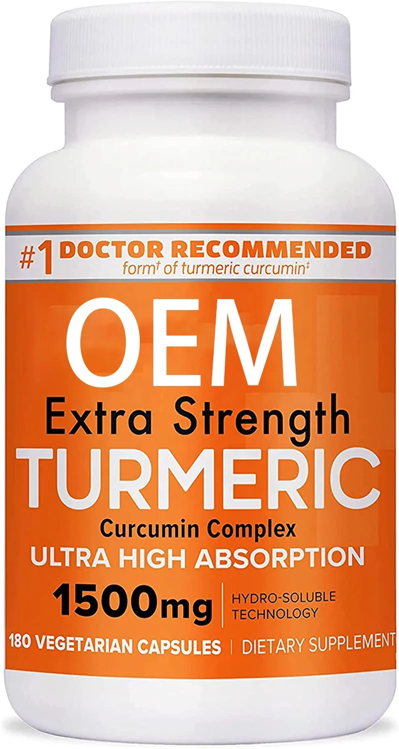Extra Strength Tumeric & Joint Support Supplement and Ultra High Absorption 1500mg Vegetarian Turmeric Curcumin Capsules