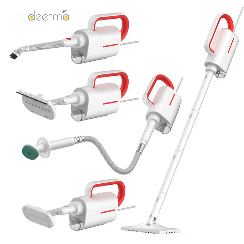 
Deerma пароочиститель ZQ610 ZQ600 электрический ручной Швабра для мытья пола домашняя 5 насадок для уборки вакуумная упаковочная машина 