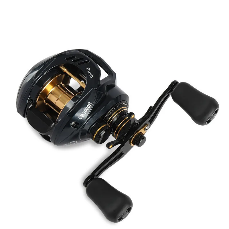 NEWMAJOR 6kg 7.2:1 Baitcasting Reel Left Right Hand Nylon Casting Reel for River Lake Stream Fishing Fake Bait Spinning Method