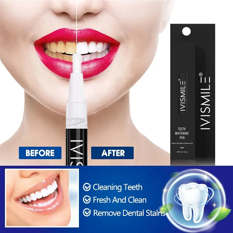 IVISMILE Private Label Wholesale Effective 3ml 16% HP Teeth Whitening Gel Pen