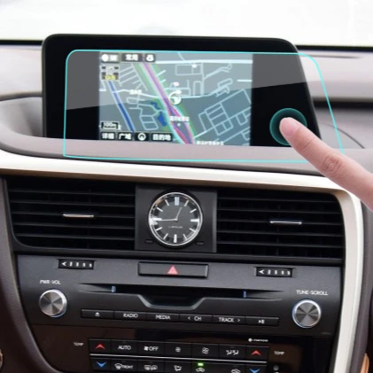 Лидер продаж, автомобильный протектор экрана из закаленного стекла от царапин POOX для Lexus NX/RX/ES, оптовая или розничная продажа ODM & OEM RTS